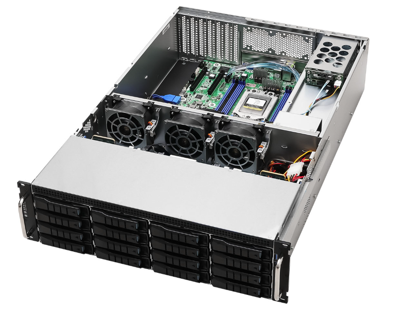 AsRock Rack 3U16L2S-SIENA - 3U Rackmount with 1+1, 80-PLUS Platinum/Titanium, 8Single Socket SP6 (LGA 4844), supports AMD EPYC 8004 series processors00W CRPS - 8 DIMM slots (2DPC/1DPC), supports DDR5 RDIMM