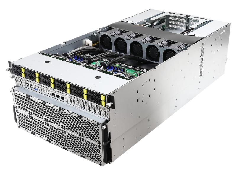 AsRock Rack 6U8X-EGS2 SYN H200 6U Rackmount with 4+4, 80-PLUS Titanium, 3000W CRPS - Dual Socket E (LGA 4677), supports 5th and 4th Gen Intel Xeon Scalable Processors - 16+16 DIMM slots (2DPC), supports DDR5 RDIMM, RDIMM-3DS