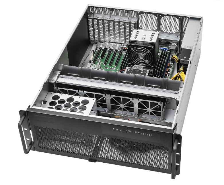 AsRock Rack 4U2G-EGS2 4U Rackmount with 1+1, 80-PLUS Platinum, 2000W CRPS - Dual Socket E (LGA 4677), supports 5th and 4th Gen Intel Xeon Scalable Processors - 8+8 DIMM slots (1DPC), supports DDR5 RDIMM/ RDIMM-3DS