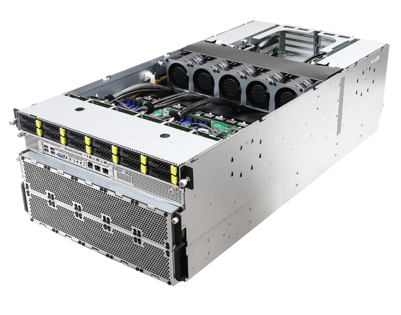 AsRock Rack 6U8X-GNR2 H200 6U Rackmount with 6+2, 80-PLUS Titanium, 3000W CRPS - Dual Socket E2 (LGA 4710), supports Intel® Xeon® 6700E-series processors - 16+16 DIMM slots (2DPC), supports DDR5 RDIMM