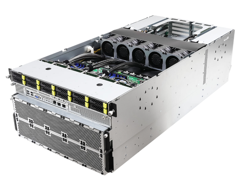 AsRock Rack 6U8X-GNR2 H100 6U Rackmount with 6+2, 80-PLUS Titanium, 3000W CRPS - Dual Socket E2 (LGA 4710), supports Intel® Xeon® 6700E-series processors - 16+16 DIMM slots (2DPC), supports DDR5 RDIMM