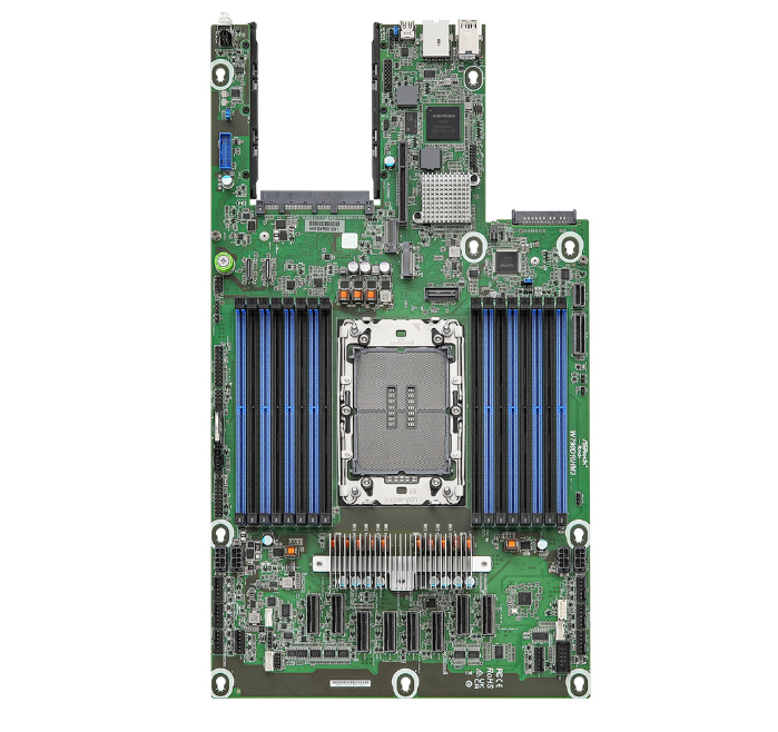 AsRock Rack W790d16hm3 Motherboard - Tgpio Supporting Precise Time Synchronization Between Devices - Half-Width (9.3" X 17") - Supports Intel Xeon W-2500/2400 And W-3500/3400 Series Processors