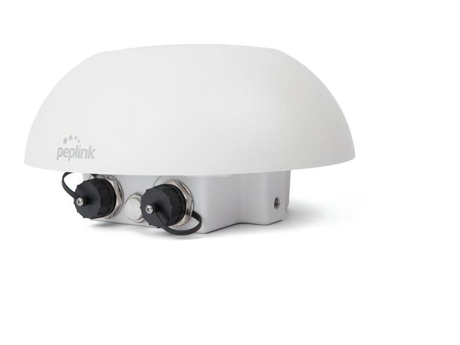 Peplink MAX HD1 Dome Pro outdoor cellular router with 1x Embedded 5G Modem (Global / 5G), 2x2 MIMO simultaneous dual-band Wi-Fi 6, 4X4 Internal MIMO Cellular -MAX-HD1-DOM-PRO-5GN