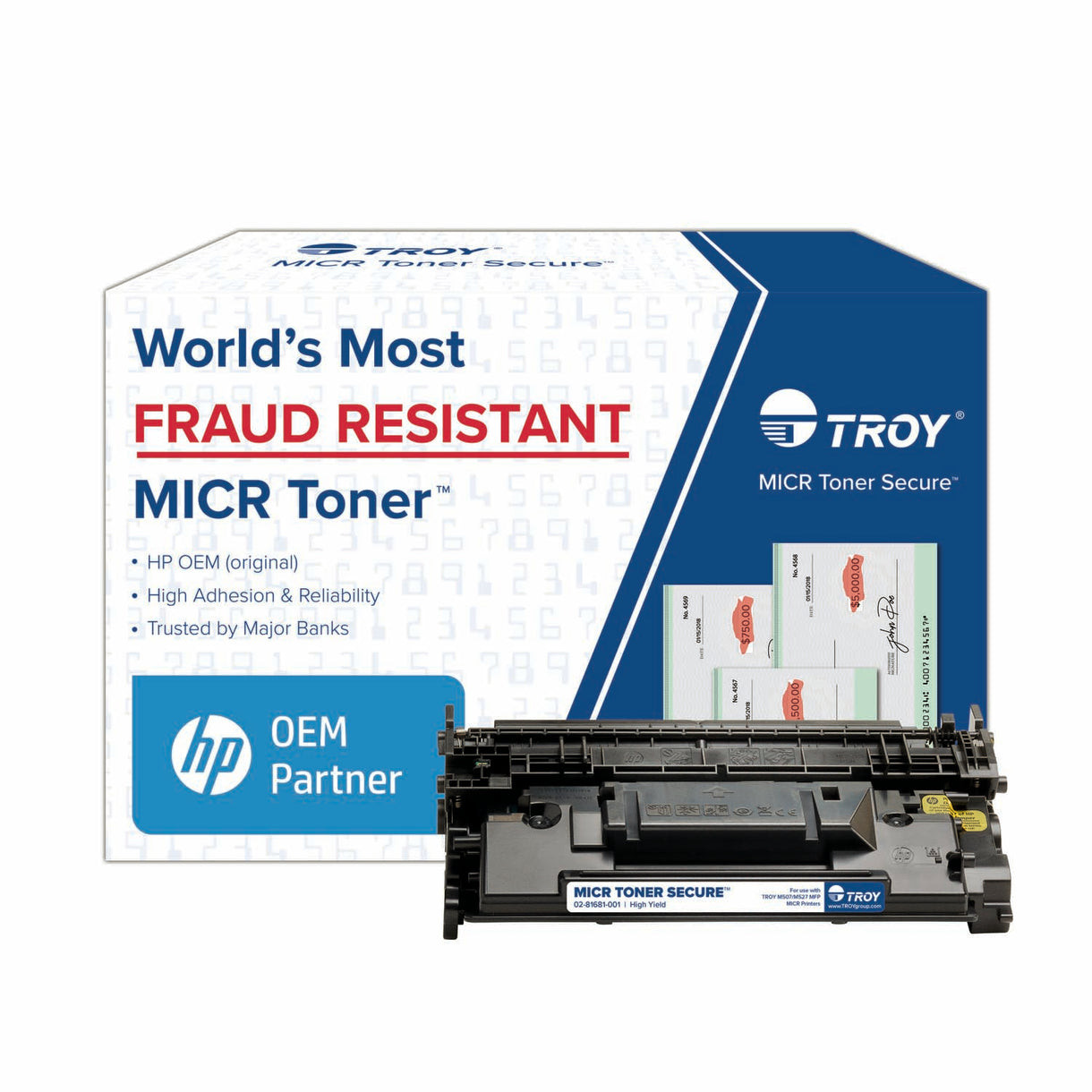 Troy M507/M528Emfp Micr Toner Secure Hy Cartridge - 02-81681-0E1