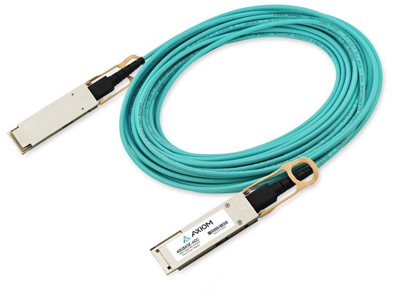 Axiom 40gbase-aoc Qsfp+ Active Optical Cable Palo Alto Compatible 20m - PAN-QSFP-AOC-20M-AX