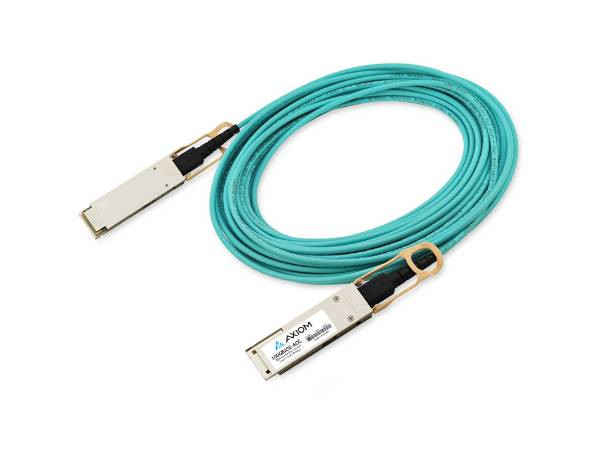 Axiom Active Optical Cable - Male Left Gender - Male Right Gender - Qsfp28 Right Connector - Qsfp28 Left Connector - 1m Length - Limited Lifetime Warranty - MFA1A00-E001-AX