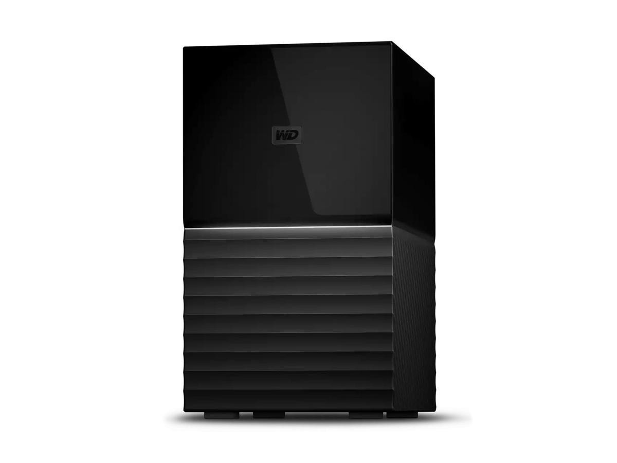 Western Digital My Book Duo Wdbfbe0440Jbk - Hard Drive Array - 44 Tb - 2 Bays - Hdd 22 Tb X 2 - Usb 3.2 Gen 1 (External) - WDBFBE0440JBK