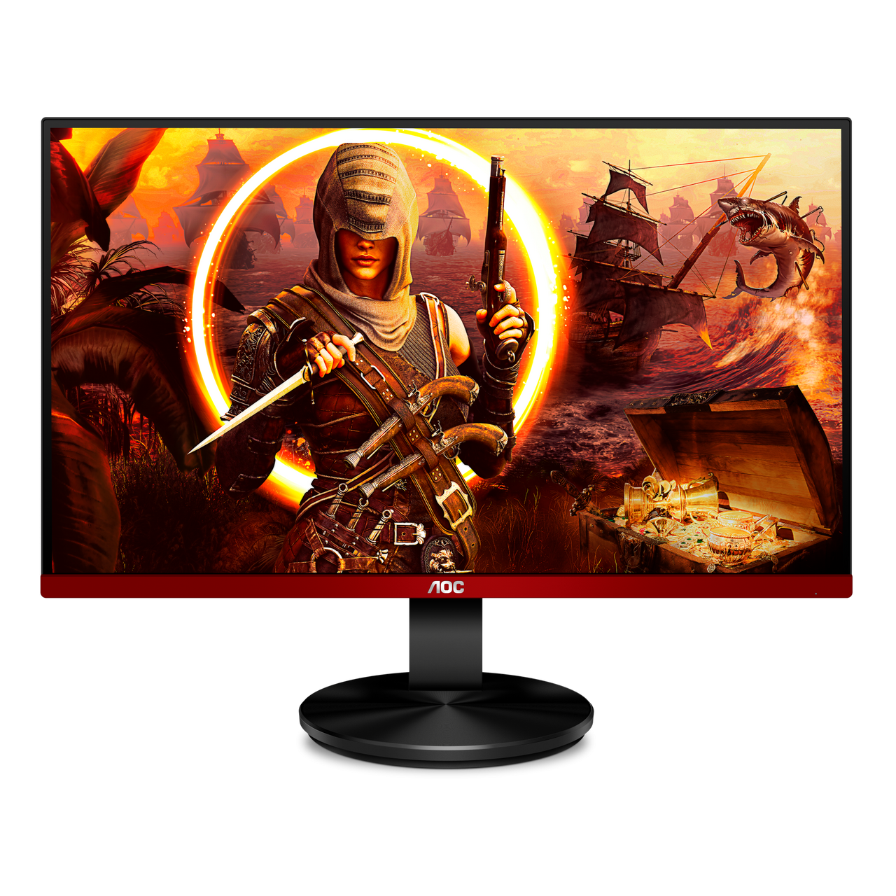 AOC Agon G2790PX Monitor - 144 Hz, 1 Ms Gtg and Freesync Premium for the Most Fluid Gaming Experience On A Sleek and Practical 27" Display: 3-Sides Frameless Design Suitable for Multi-Setups, Ergonomic Stand and USB Hub