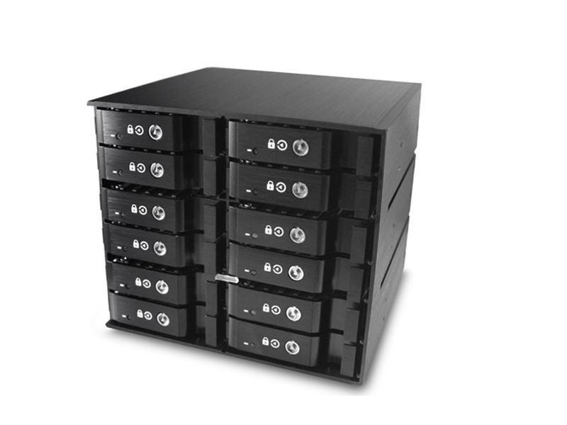 Vantec Solid Versatile, Durable, Function And Quiet Is The Key Features Of Vantec Ez Swap M2500 Series Storage. This Design Is Suited For Rackmount Or Desktop/Tower Chassis, The Solid Aluminum Frame Design Offers Excellent Strength - MRK-M2512T