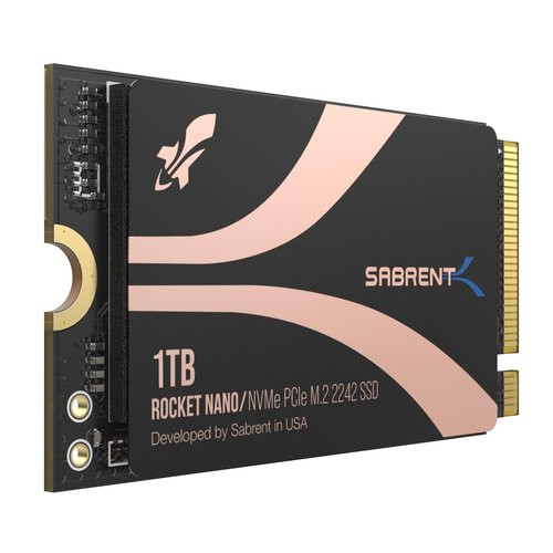 Sabrent Rocket nano 2242 Gen 4 Internal NVMe M.2 SSD 1TB 5GB/s -SB-2142-1TB