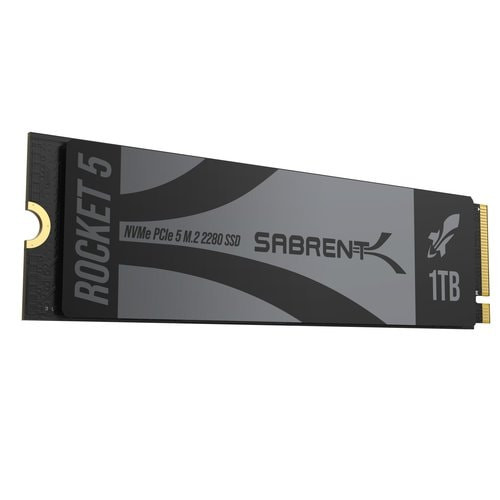 Sabrent Rocket 5 1TB Internal NVMe M.2 SSD 14GB/s -SB-RKT5-1TB