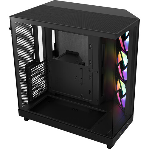 NZXT H6 Flow Mid-Tower Case (Black) - CC-H61FB-R1