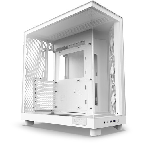NZXT H6 Flow Mid-Tower Case (White) - CC-H61FW-01