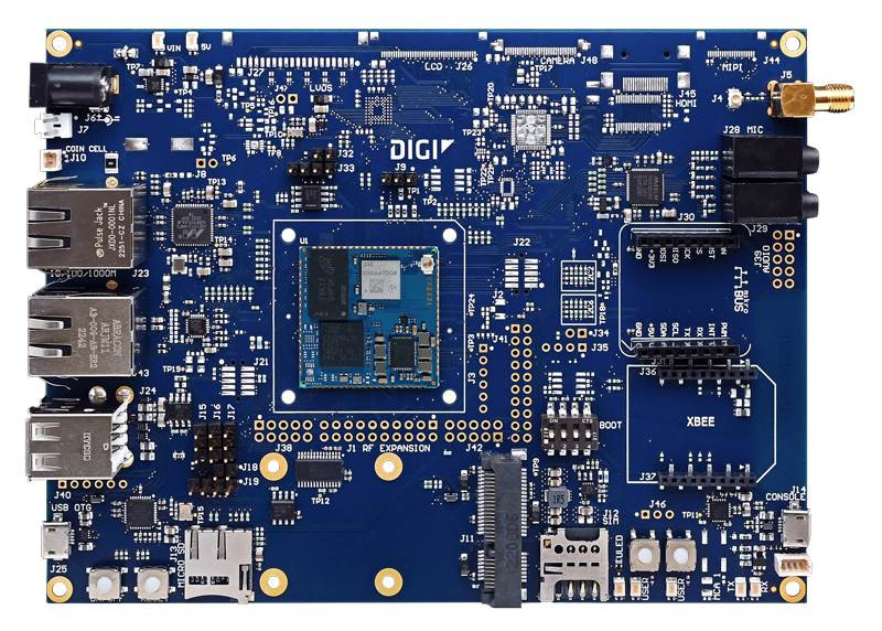 Digi Connectcore Mp133 Development Kit With Development Board And Digi Connectcore Mp133 256 Mb/256 Mb Wireless Som - Cc-Wmp133-Kit