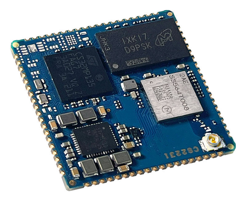 Digi Connectcore Mp157 Dual 650 Mhz, M4, Gpu, 1 Gb Ddr3L, 1 Gb Slc Nand Flash, Secure Boot, Â40 Â°C To 85 Â°C (Â40 Â°F To 185 Â°F) - Cc-St-Dw7A-Zm