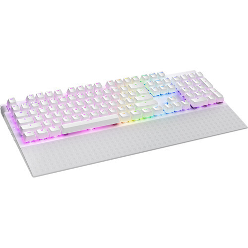 NZXT Function 2 Full-Size RGB Gaming Keyboard (White) - KB-001NW-US