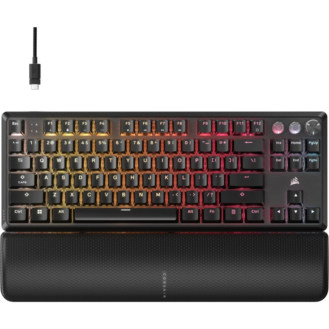 Corsair K70 PRO TKL High-Performance Hall Effect Programmable Gaming Keyboard with Rapid Trigger - CH-911911G-NA