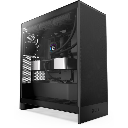 NZXT H7 Flow Mid-Tower Case (Black, 2024) - CM-H72FB-01