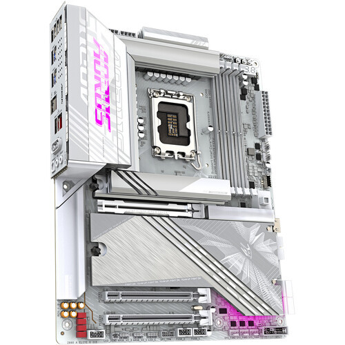Gigabyte Z890 AORUS ELITE X ICE LGA 1851 ATX Motherboard (Snow White) - Z890 A ELITE X ICE