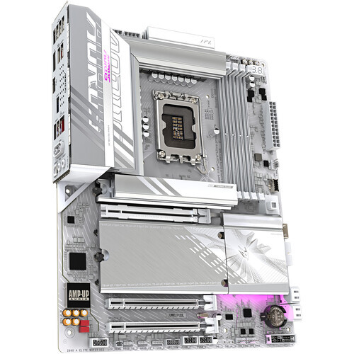 Gigabyte Z890 AORUS ELITE WIFI7 ICE LGA 1851 ATX Motherboard (Snow White) - Z890 A ELITE WF7 ICE