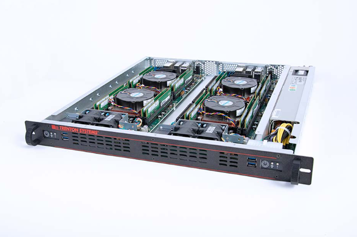 Trenton Multi-Node Servers, Dual Intel 2nd Gen Xeon SP (Cascade Lake), per segment, 1U rack server