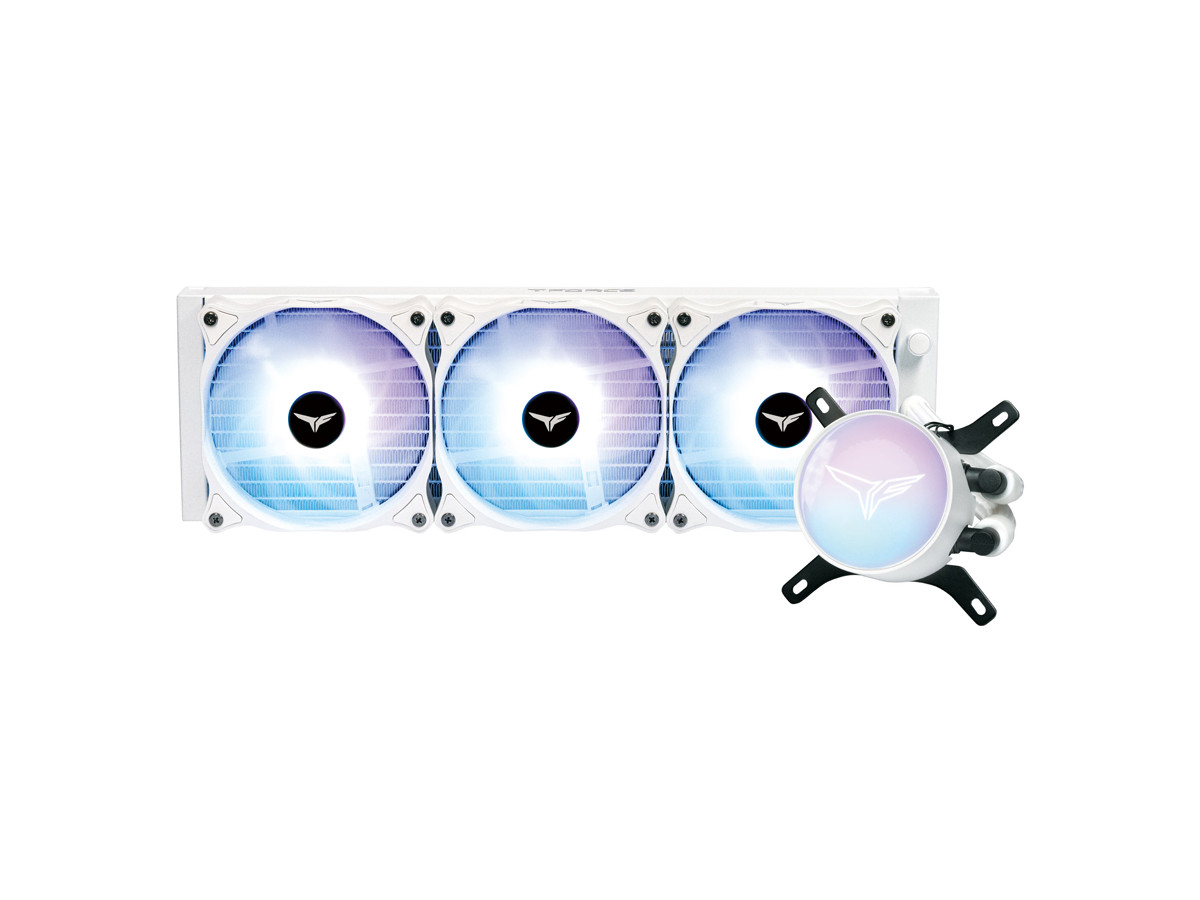 Teamgroup T-Force Siren Gd360E Aio Argb Cpu Liquid Cooler White 360Mm - TB130602