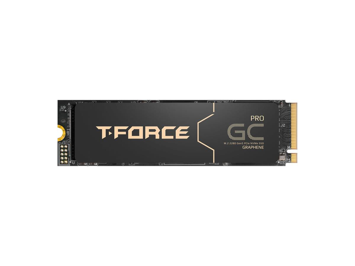 Teamgroup T-Force Gc Pro M.2 2280 Gen 5 Pcie Nvme 2Tb Ssd - Sequential Read 12500 Mb/S - Sequential Write 11000 Mb/S - Dc +3.3V - Mtbf 1600000 Hours - 5 Years Limited Warranty - TM8FFL002T0C129