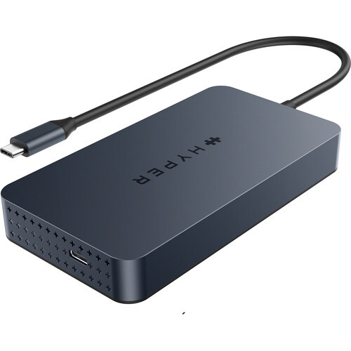 Hyper Drive Dual 4K HDMI 7-Port USB-C Hub (Space Gray) - HD7002GL