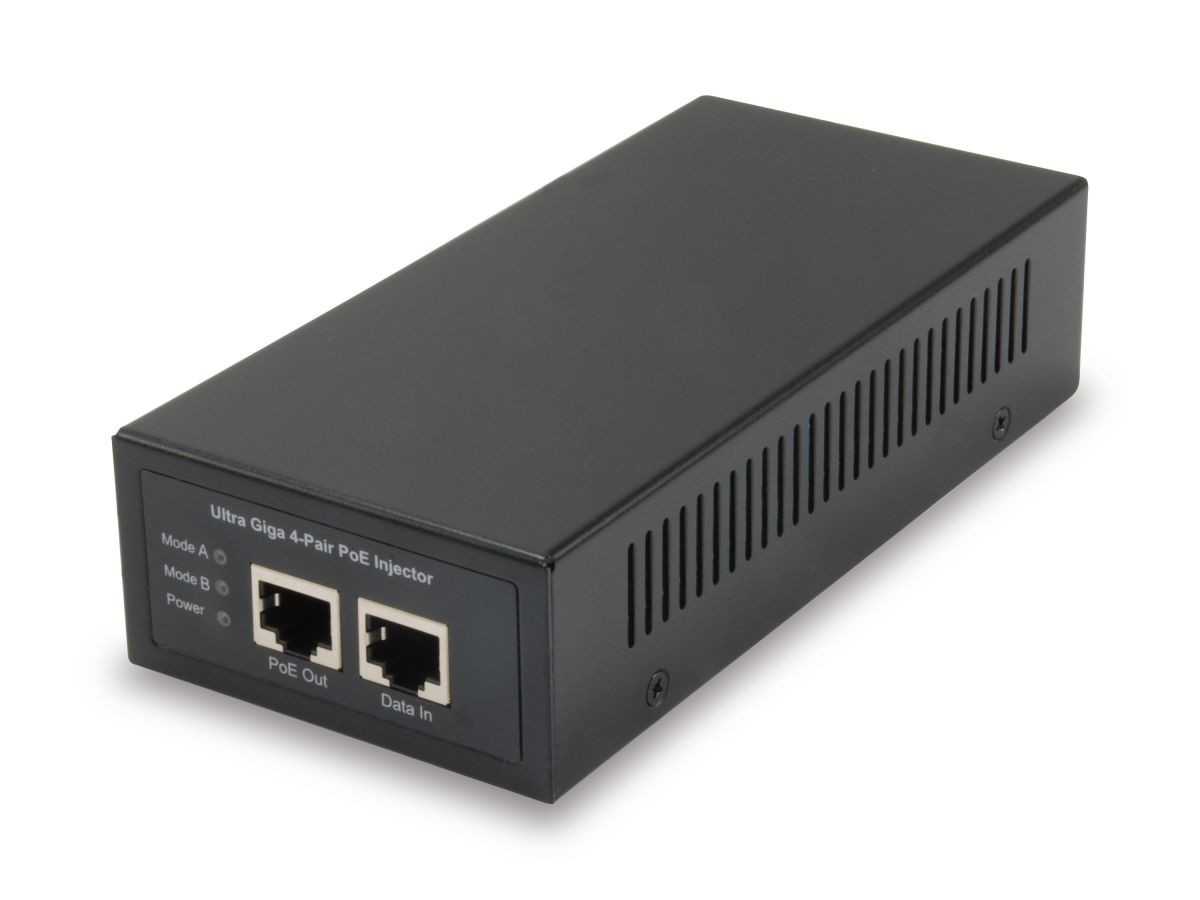 Levelone POI-5001, Gigabit PoE Injector, 802.3at/af PoE, 60W - 55205703