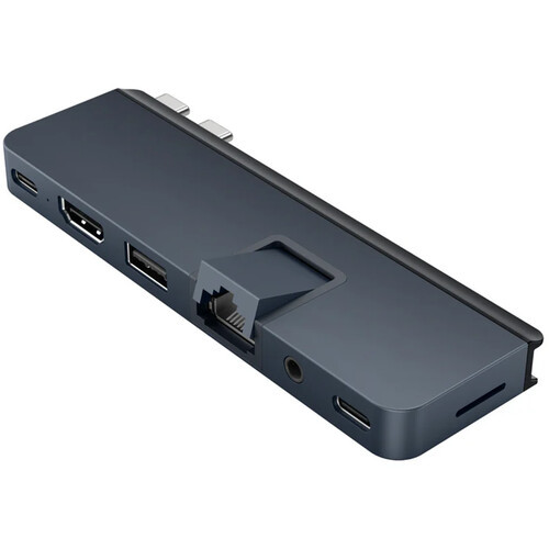 Hyper DUO PRO 7-in-2 USB-C Hub (Midnight Blue) - HD575BUGL