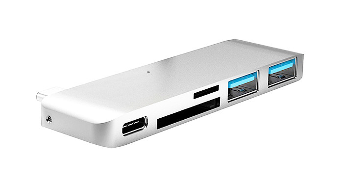 Hyper Drive 5-in-1 USB-C Hub (Silver) - GN21B-SILVER
