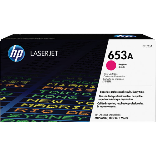 HP 653A (CF323A) Original Laser Toner Cartridge - Single Pack - Magenta - 1 Each - 16500 Pages