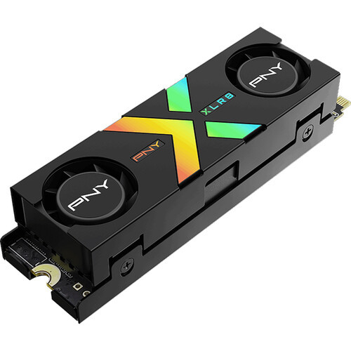 PNY XLR8 Gaming 1TB CS3150 M.2 NVMe PCIe 5.0 Internal SSD with RGB Heatsink -M280CS3150XHS-1TB-RB