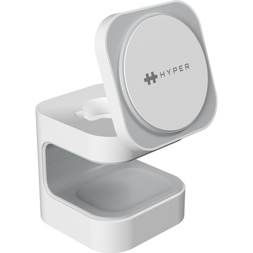 Hyper Juice Qi2 3-in-1 Magnetic Charging Stand - HJ3320WHGL Hyper Juice Qi2 3-in-1 Magnetic Charging Stand - HJ3320WHGL