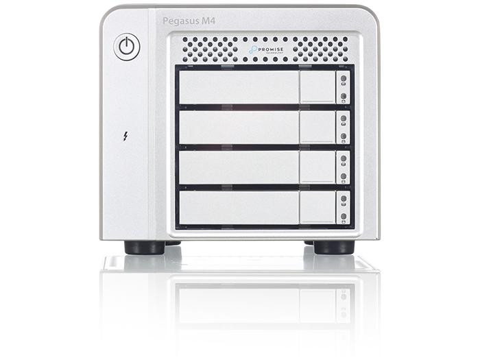 Promise Pegasus M4 16TB SSD 4x4TB (F40PGM400020005) US.Color Box.SSD:SATA SSD 4TB -PGM4XXXTB3T16U