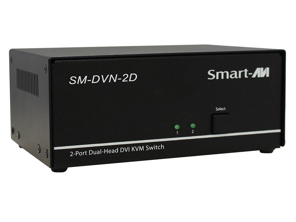 Smartavi SM-DPN Series SM-DPN-2D - KVM / audio / USB switch - 2 ports -SM-DPN-2D