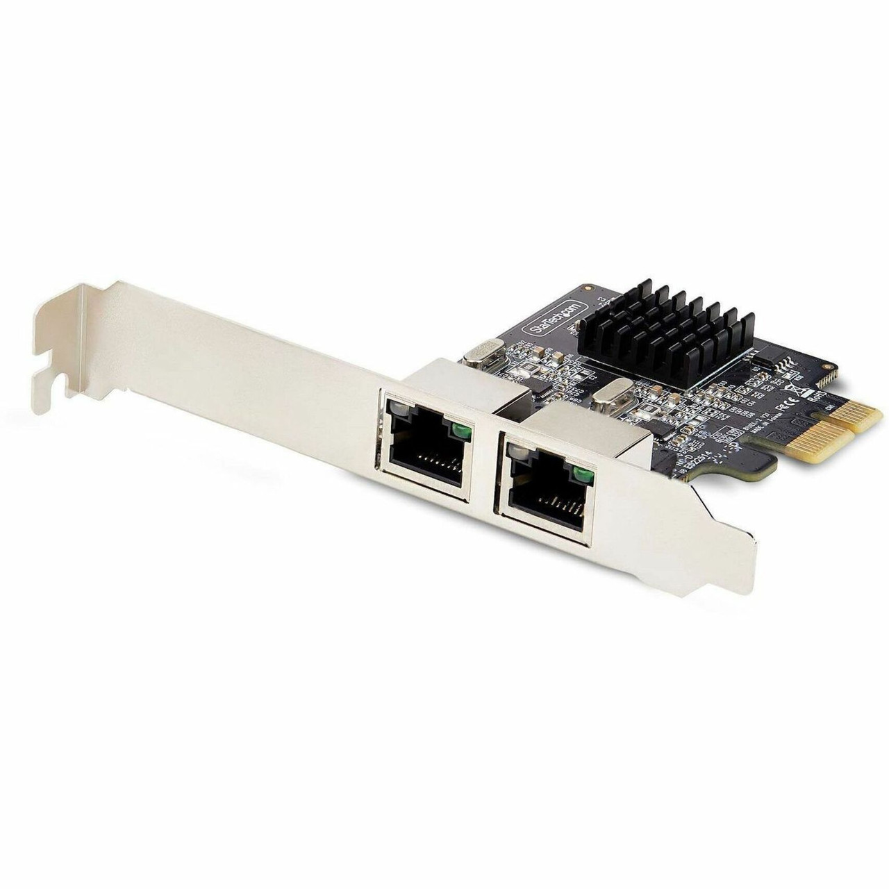 Startech 2-Port Gigabit PCIe Network Adapter Card, 10/100/1000Mbps PCI Express NIC, Dual Realtek RTL8111H, TAA Compliant - ST1000SPEXD4T