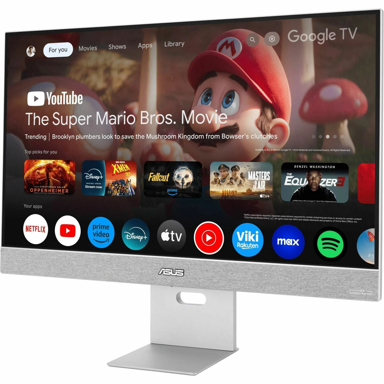Asus ZenScreen MS27UC 27" Class 4K UHD Smart LED Monitor - 16:9 - Silver - 27" Viewable - In-plane Switching (IPS) Technology - LED Backlight - 3840 x 2160 - 1073.7 Million Colors (10-bit) - 400 Nit - 5 ms - Speakers - HDMI