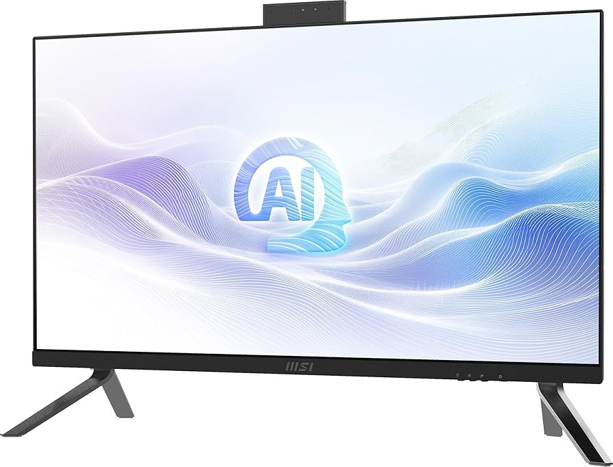 MSI Modern AM273Q AI MODERN AM273Q AI 1UM-039US All-in-One Computer - Intel Core Ultra 5 125H - 16 GB - 1 TB SSD - 27" QHD - Desktop - Black - AM273QAI1UM039