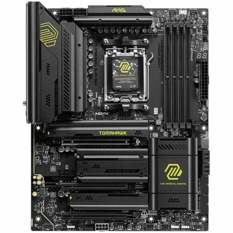 MSI MAG X870 TOMAHAWK WIFI Gaming Desktop Motherboard - AMD X870 Chipset - Socket AM5 - ATX - X870TMAHAWKWIFI