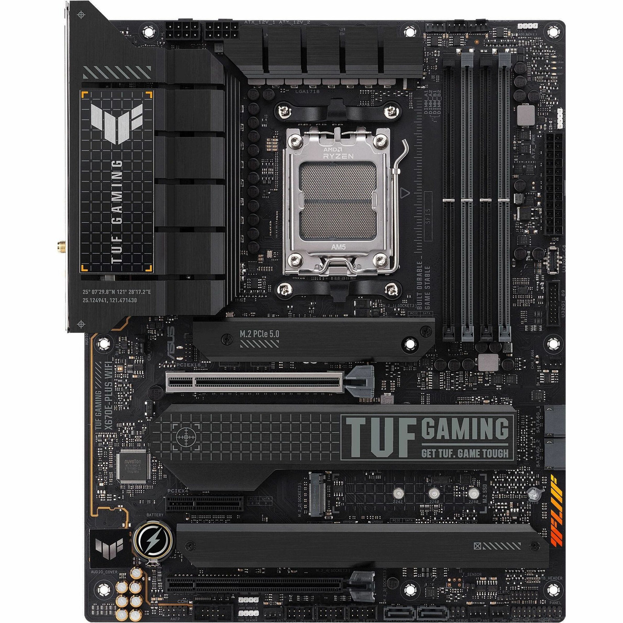 TUF X670E-PLUS WIFI Gaming Desktop Motherboard - AMD X670 Chipset - Socket AM5 - ATX - 90MB1BK0-M0EAY0