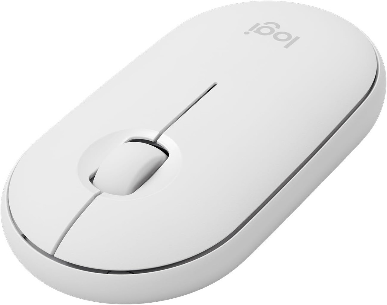 Logitech Mouse - Optical - Wireless - Bluetooth - White - 910-006345