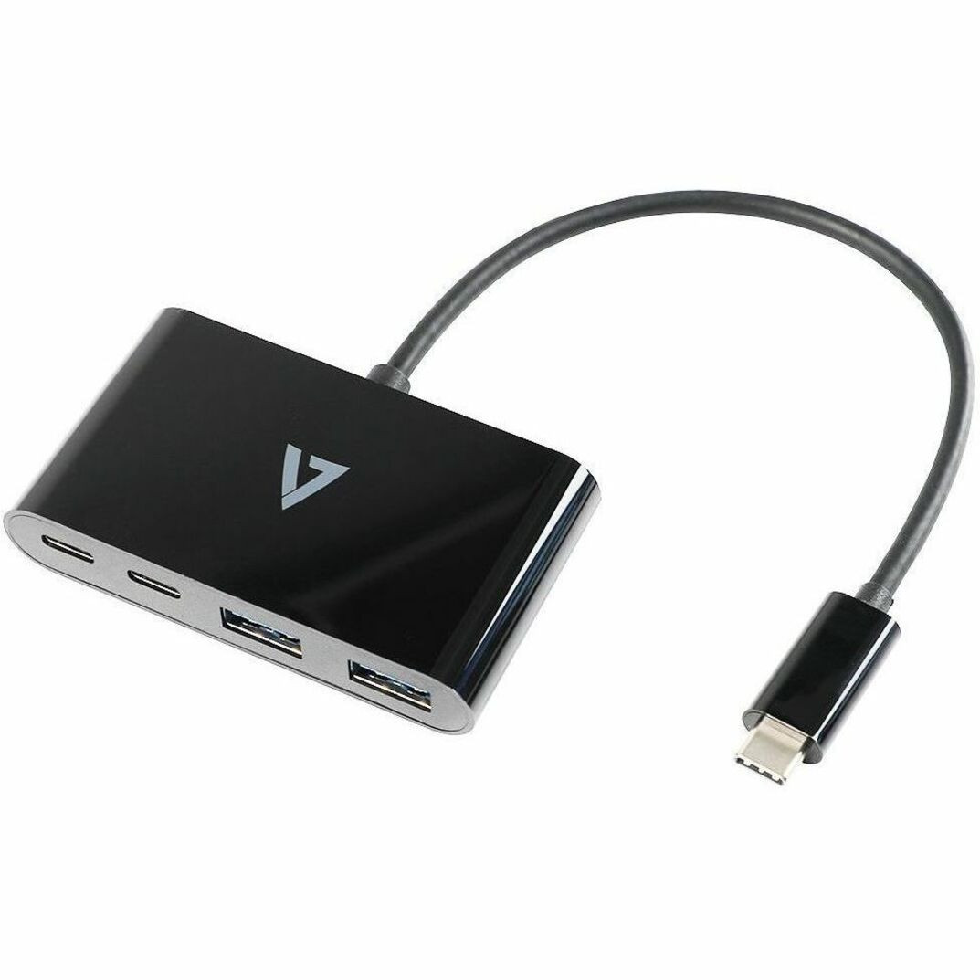 V7 V7UC2A2CHUB-BLK USB Hub - V7UC2A2CHUB-BLK