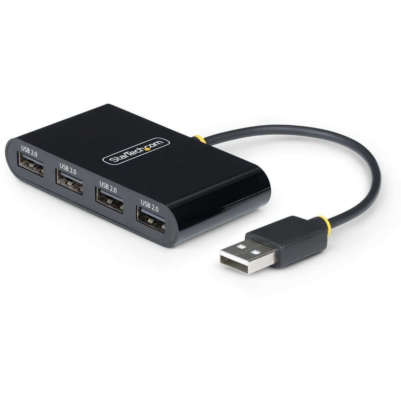 Startech 4-Port USB 2.0 Hub, USB Bus Powered, Small Travel Mini USB Hub, Multi-Port USB 2.0 Splitter, Portable USB Hub, 480Mbps - ST4200MINI2-USB-HUB