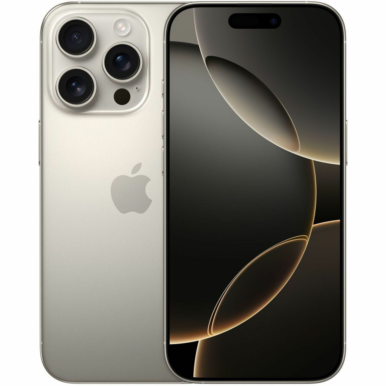 Apple iPhone 16 Pro 256 GB Smartphone - 6.3" OLED 2622 x 1206 - A18 ProHexa-core (6 Core) - iOS 18 - 5G - Natural Titanium - MYMK3LL/A