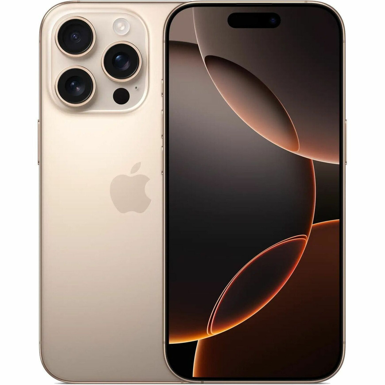 Apple iPhone 16 Pro 128 GB Smartphone - 6.3" OLED 2622 x 1206 - A18 ProHexa-core (6 Core) - iOS 18 - 5G - Desert Titanium - MYMC3LL/A