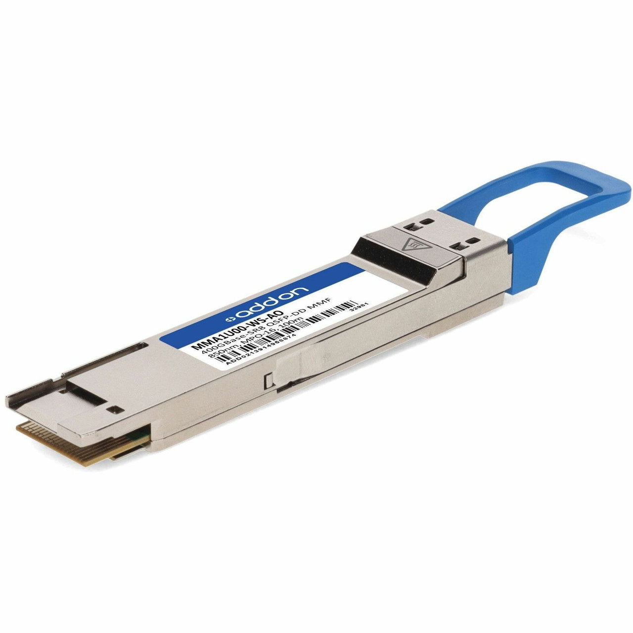 AddOn Mellanox MMA1U00-WS Compatible TAA 400GBase-SR8 QSFP-DD Transceiver (MMF, 850nm, MPO-16, 100m) - MMA1U00-WS-AO