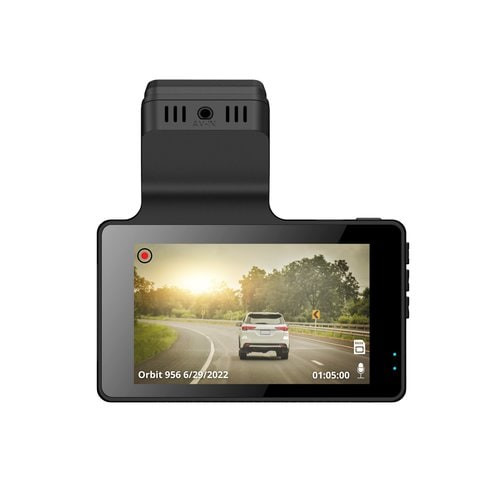 Adesso myGEKOgear Orbit 956 4K Dual Dash Cam (Front 4K + Rear Full HD ) with GPS Logging, APP for Instant Video Access,Wide Angle View - 3" Screen - Front/Rear - Wireless - 2560 x 1440 Video - Black - GO95632G