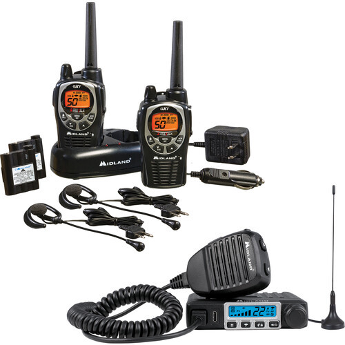 Midland MicroMobile-GXT Bundle with MXT115 GMRS Radio & GXT1000VP4 Two-Way GMRS Radios - ORMXT115VP