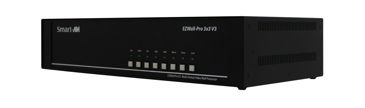 Smartavi Multi-Format Video Wall Processor. Includes: [EZW3X3V3 and (CCPWR06)] -EZWALL-Pro 3Ã3 V3
